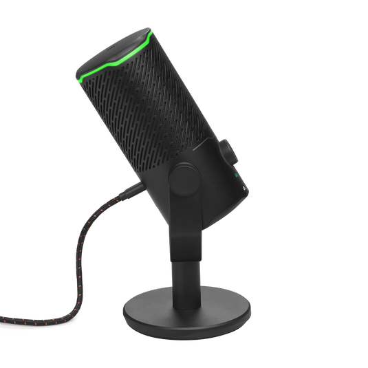 JBL Quantum Stream Studio - Chrome - Quad pattern premium USB microphone for streaming, recording and gaming - Right image number null